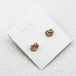 Kate Spade Peach Heart Stud Earrings